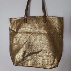 Gold, Woven Tote Bag